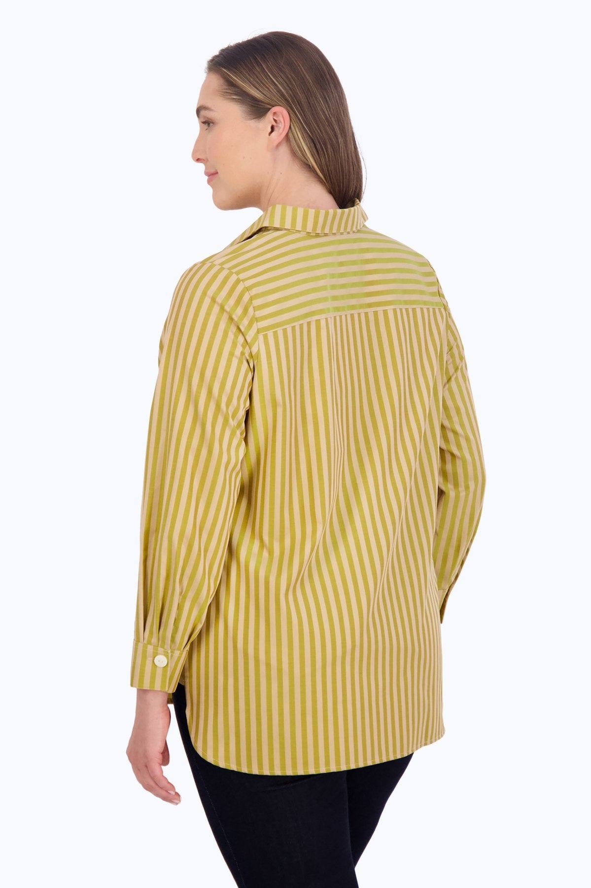 Pandora Plus No Iron Dobby Stripe Tunic