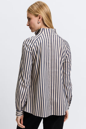 Daphne Essential Stretch Striped No Iron Popover