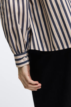 Daphne Essential Stretch Striped No Iron Popover