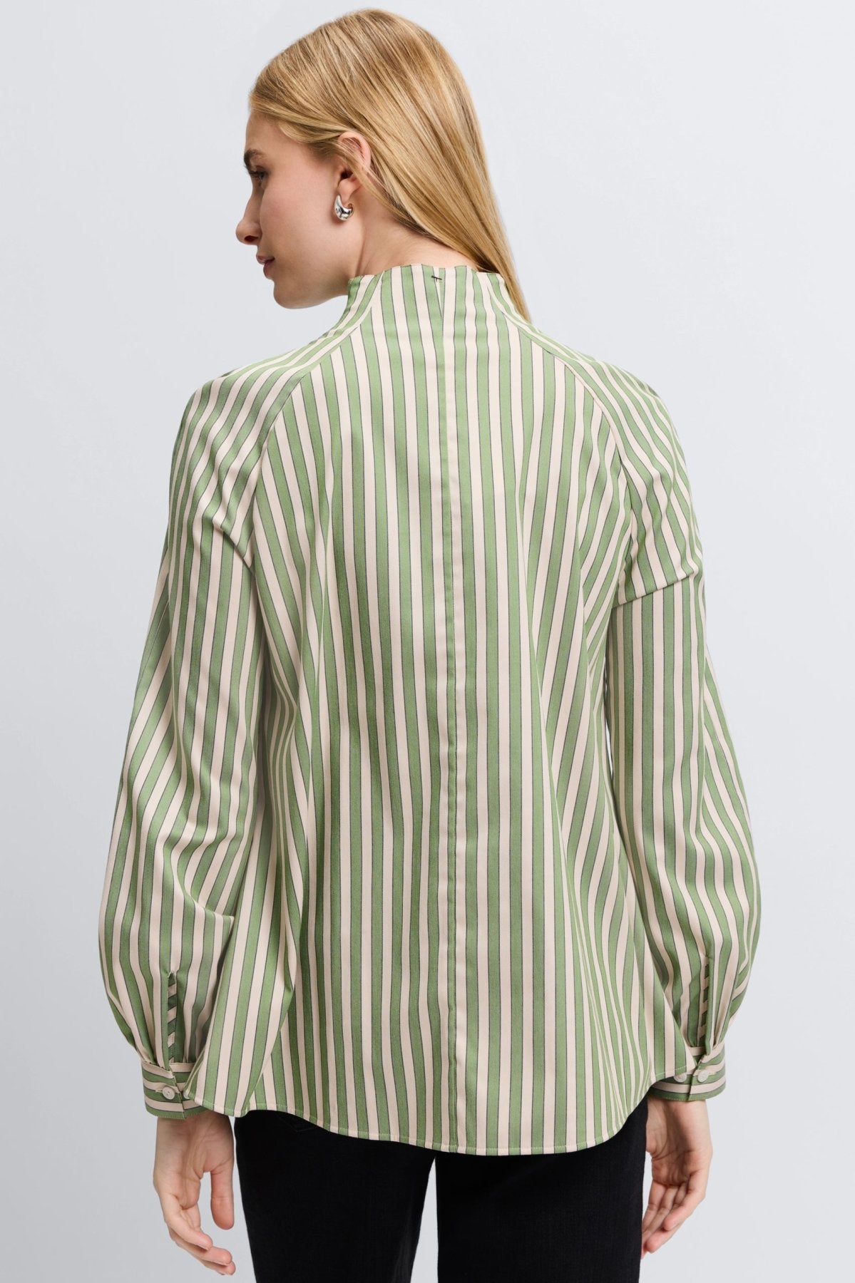 Daphne Essential Stretch Striped No Iron Popover