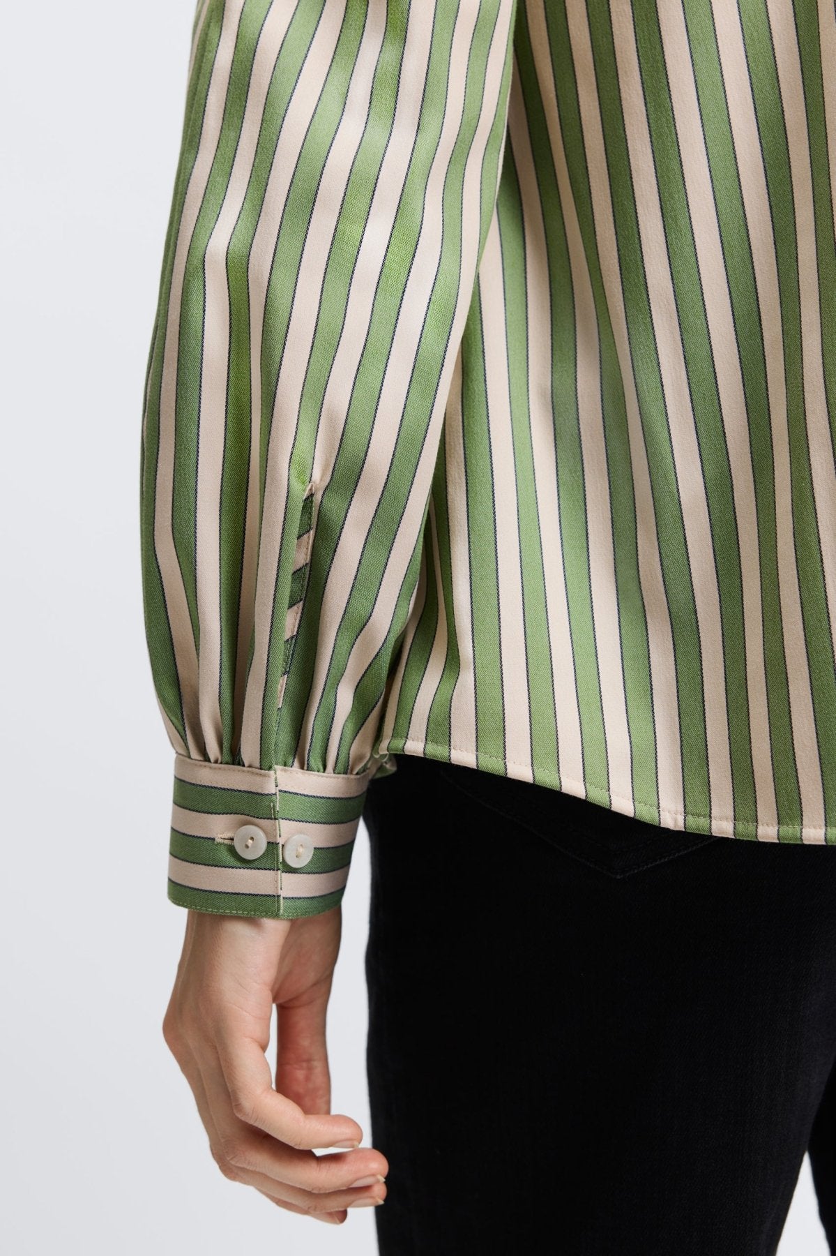 Daphne Essential Stretch Striped No Iron Popover