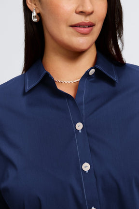 Kelly Plus No Iron Stretch 3/4 Sleeve Shirt