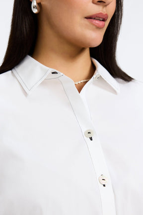 Kelly Plus No Iron Stretch 3/4 Sleeve Shirt