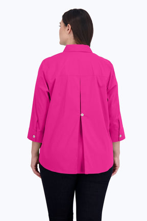 Kelly Plus No Iron Stretch 3/4 Sleeve Shirt