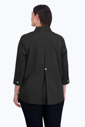 Kelly Plus No Iron Stretch 3/4 Sleeve Shirt