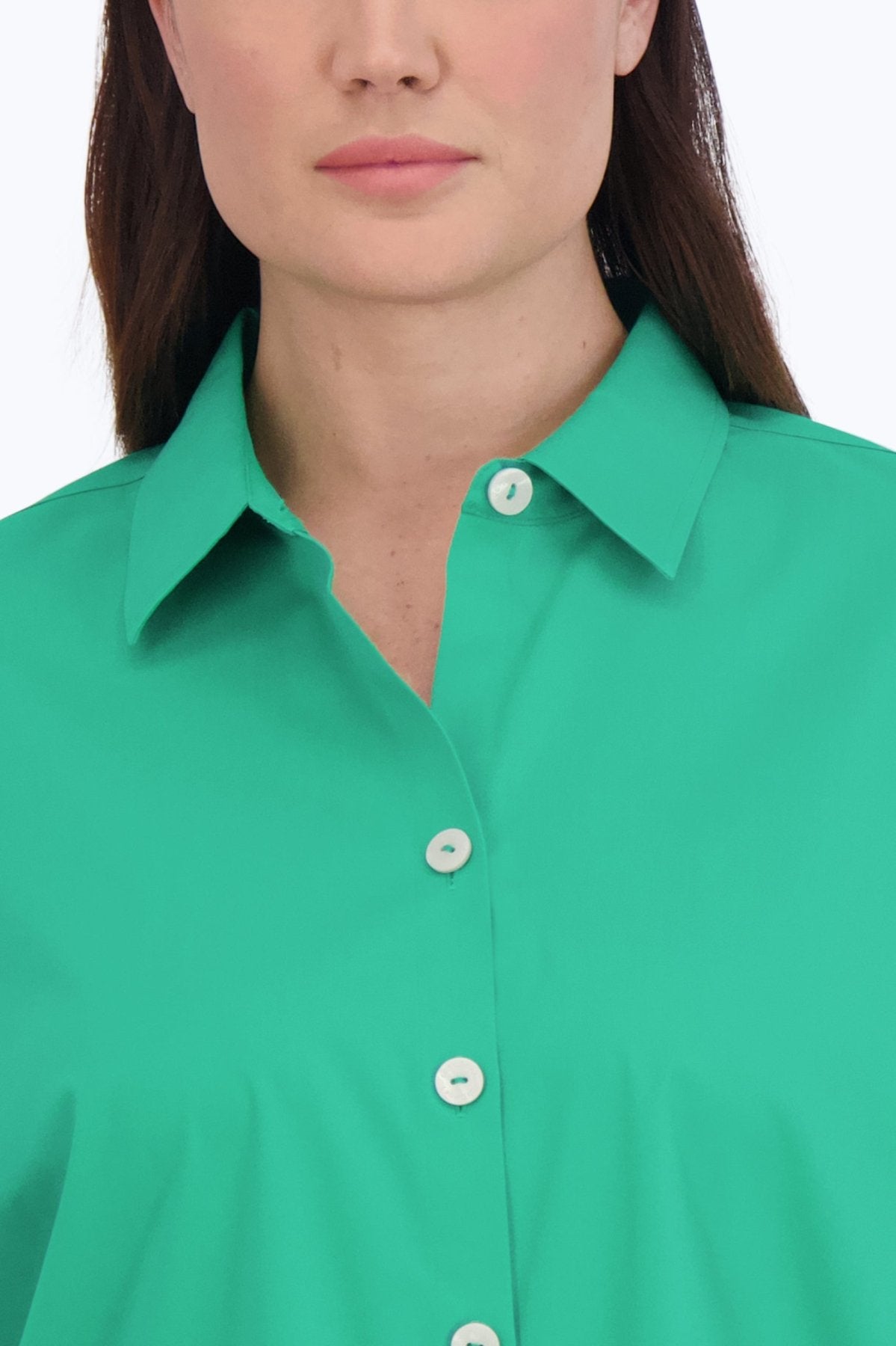 Kelly Plus No Iron Stretch 3/4 Sleeve Shirt