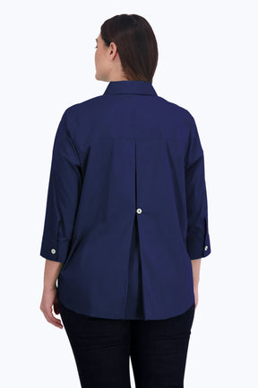 Kelly Plus No Iron Stretch 3/4 Sleeve Shirt