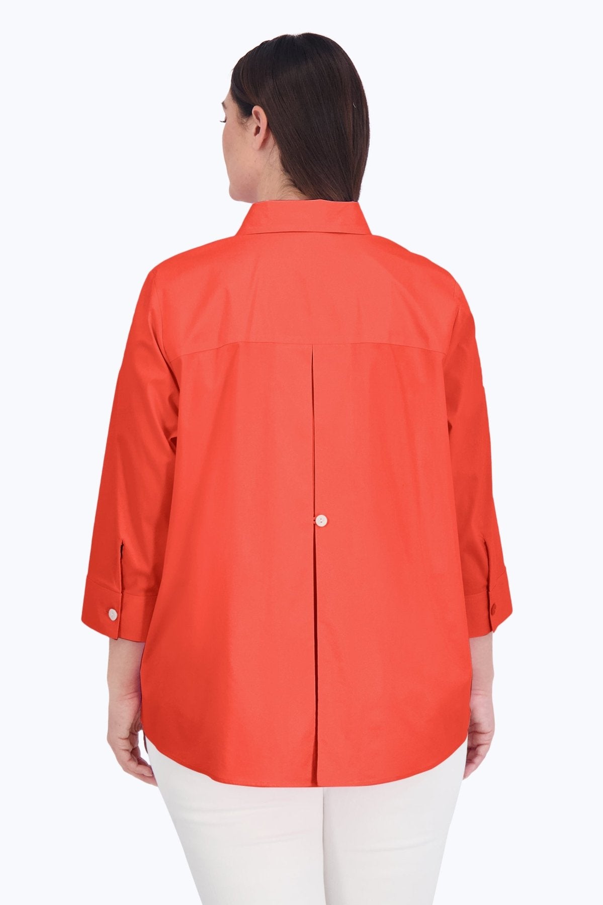 Kelly Plus No Iron Stretch 3/4 Sleeve Shirt