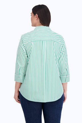 Charlie Plus Stretch No Iron Stripe Shirt