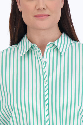 Charlie Plus Stretch No Iron Stripe Shirt