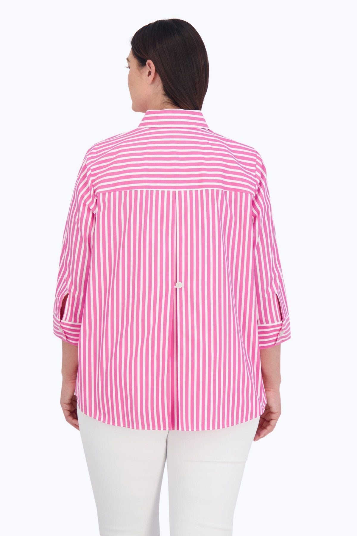 Kelly Plus Stretch No Iron Stripe Shirt