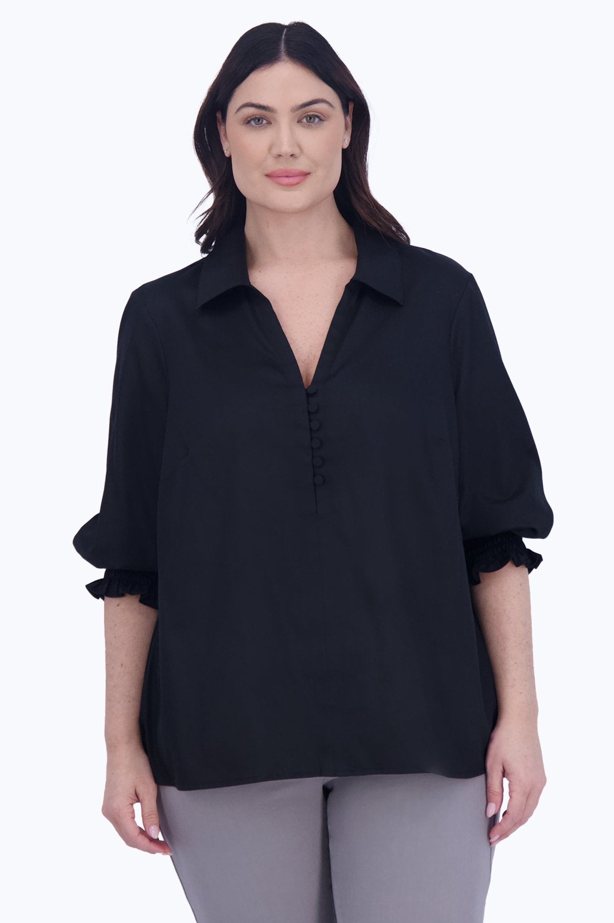 Alexis Plus No Iron Solid Sateen Popover