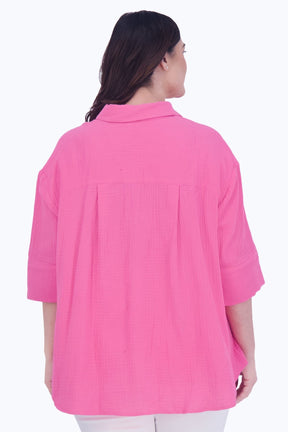 Joanna Plus Cotton Gauze Tunic