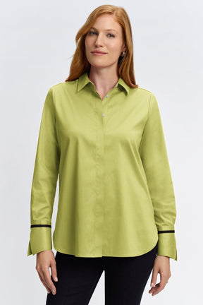 Iris Stretch Matte Sateen No Iron Shirt