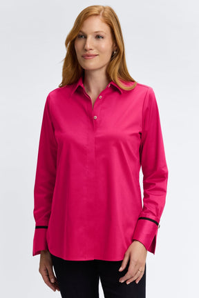 Iris Stretch Matte Sateen No Iron Shirt