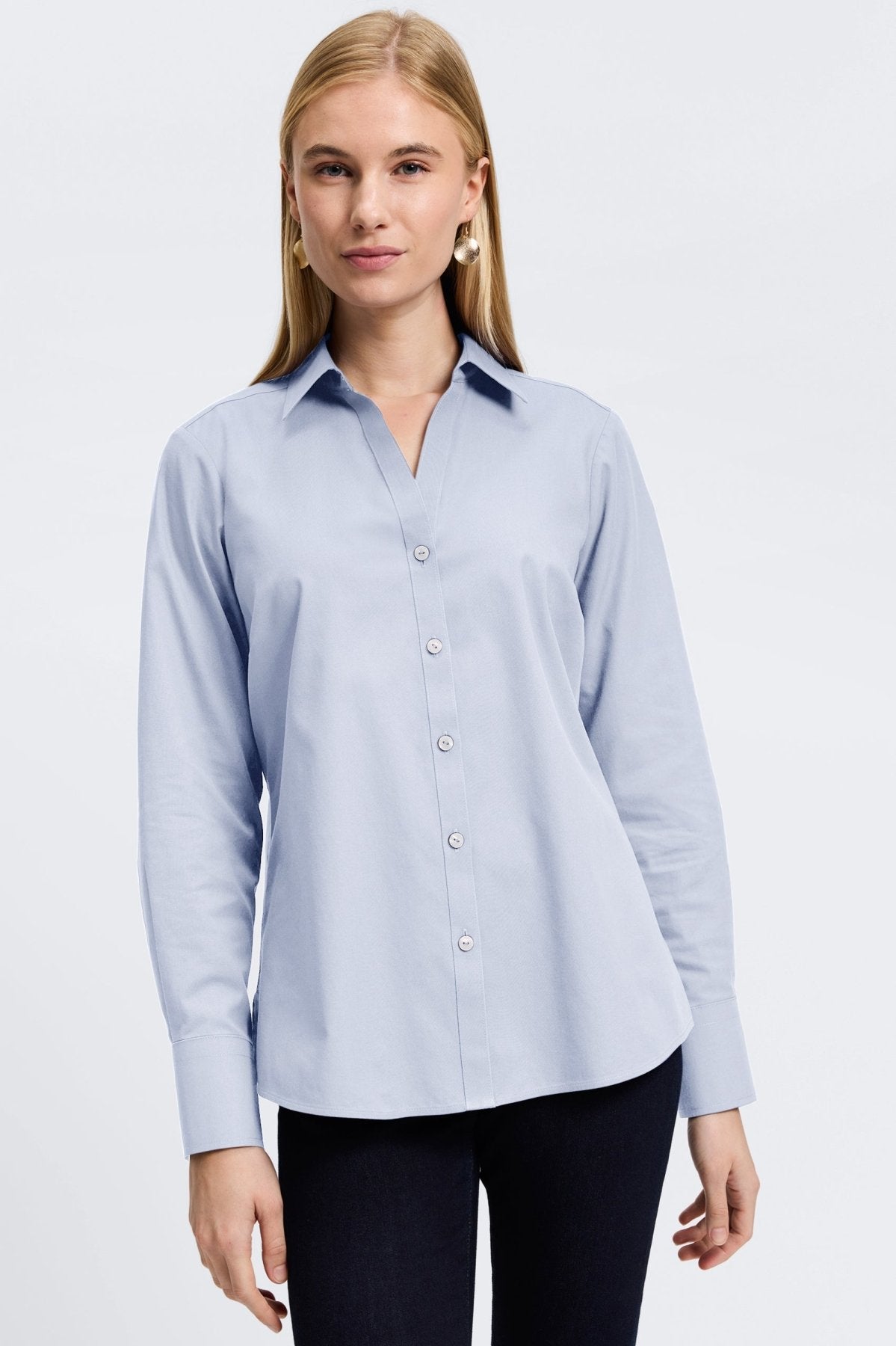 Mary Essential Pinpoint No Iron Shirt