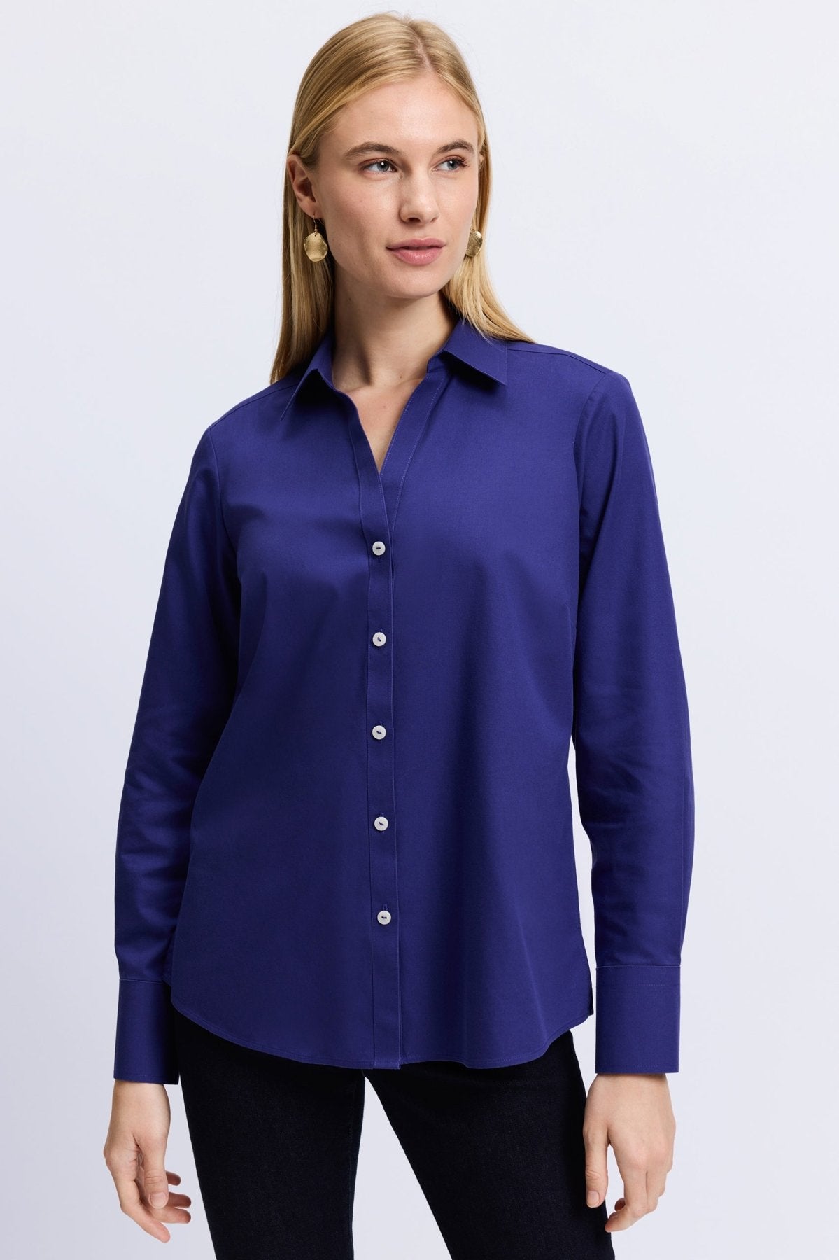 Mary Essential Pinpoint No Iron Shirt