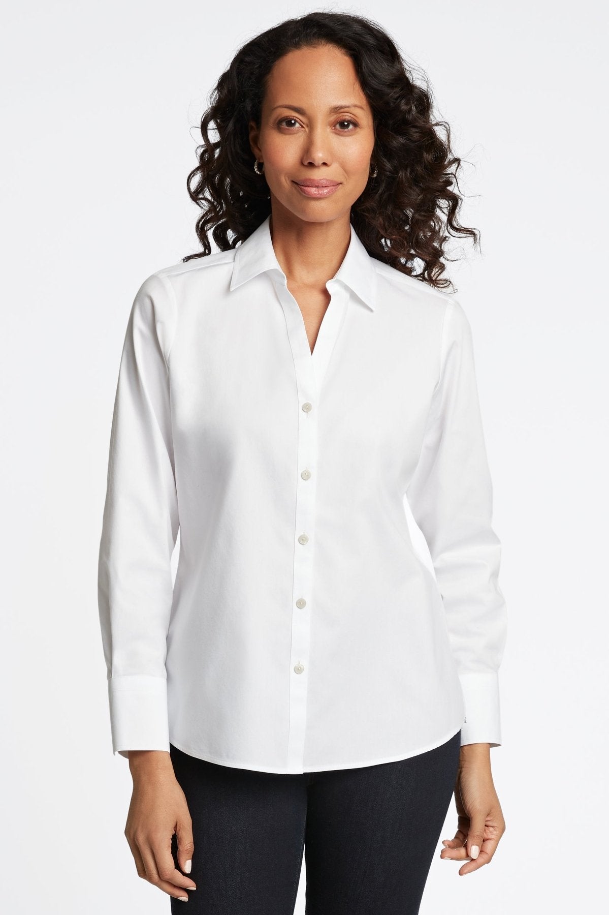 Mary Essential Pinpoint No Iron Shirt