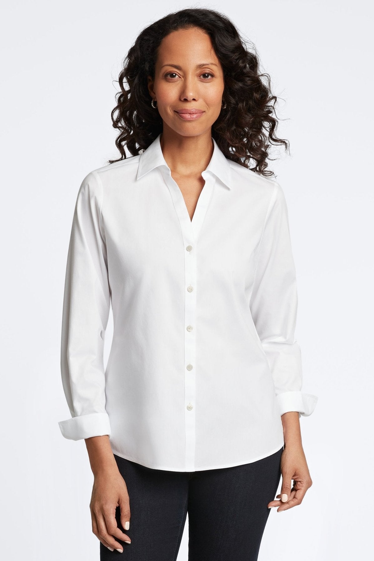 Mary Essential Pinpoint No Iron Shirt