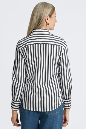 Mary Essential Stretch No Iron Stripe Shirt