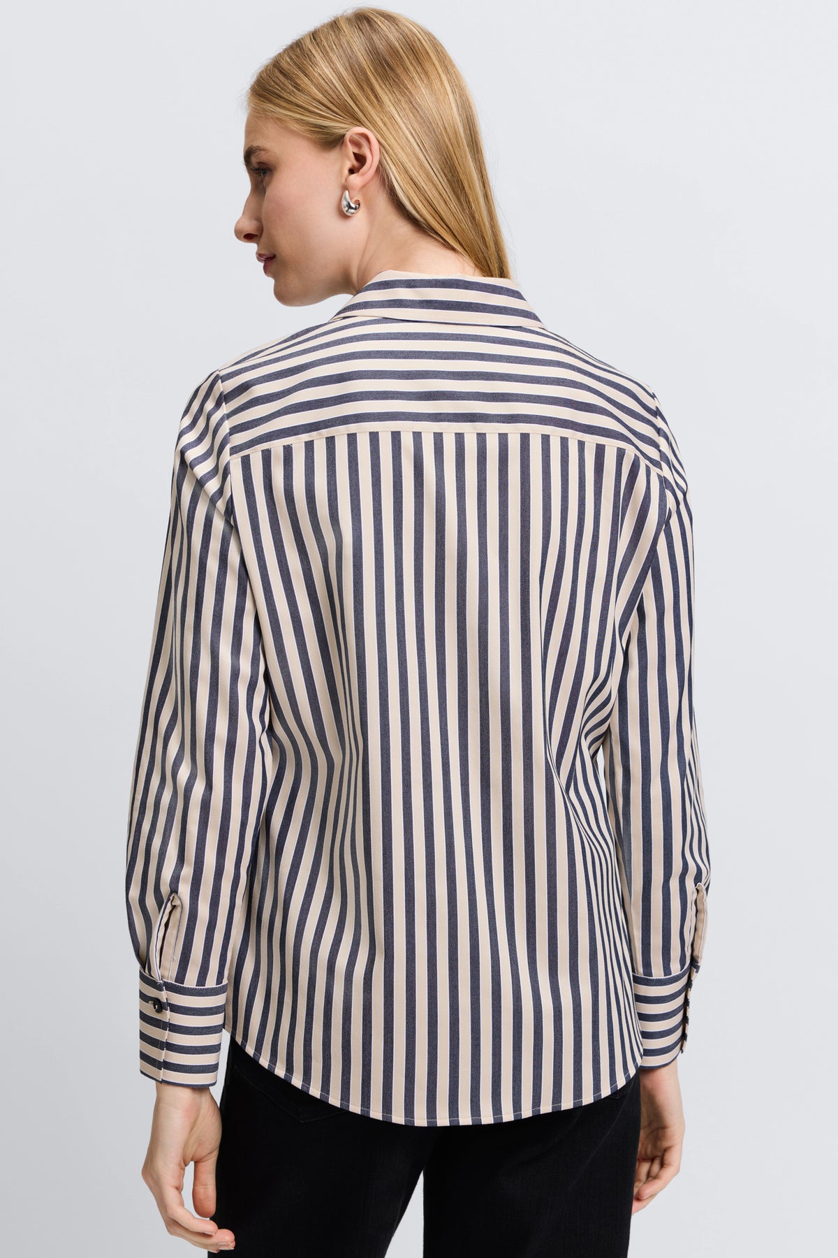 Mary Essential Stretch No Iron Striped Shirt