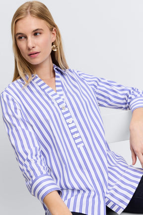 Pamela Essential Stretch No Iron Stripe Shirt