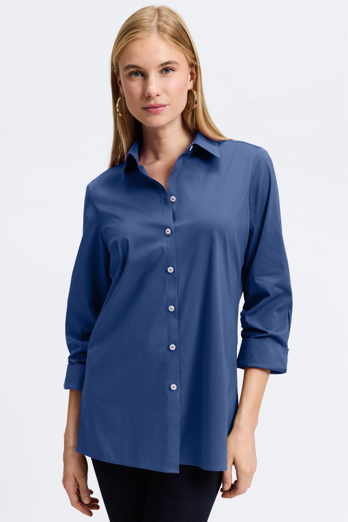 Evelyn Essential Stretch No Iron Shirt