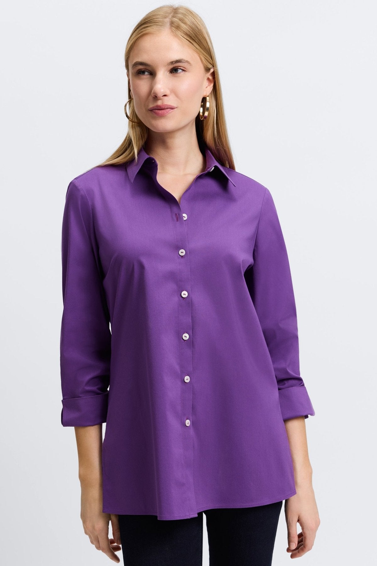 Evelyn Essential Stretch No Iron Shirt