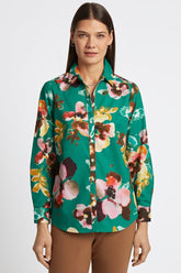 Zoey No Iron Watercolor Floral Shirt