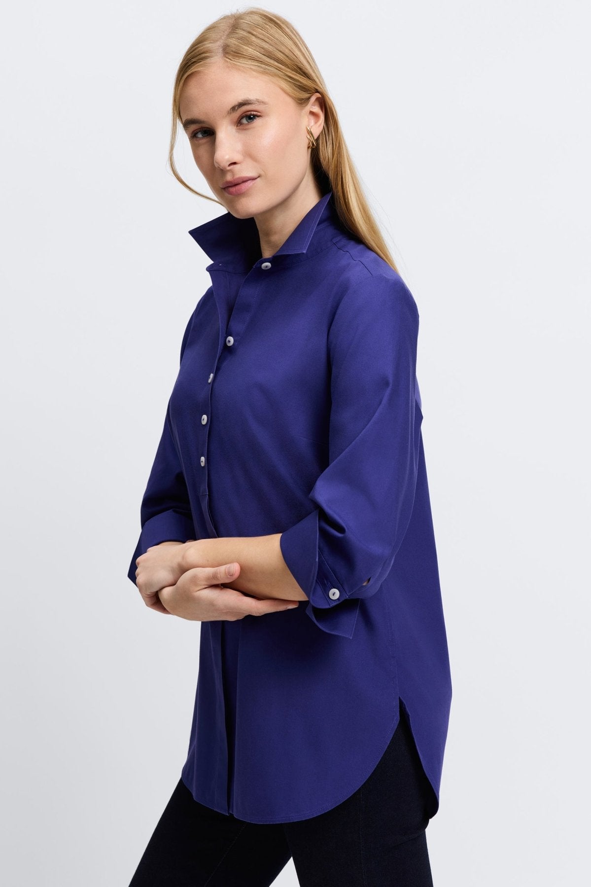 Madison Essential Pinpoint No Iron Tunic