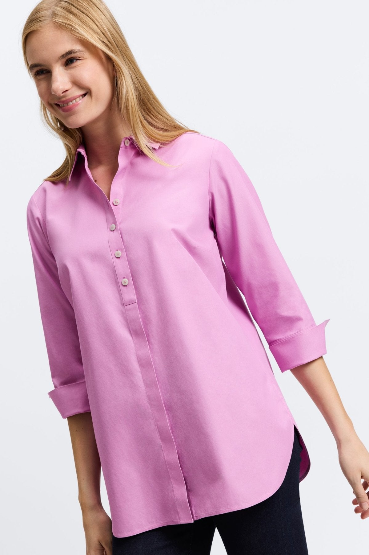 Madison Essential Pinpoint No Iron Tunic