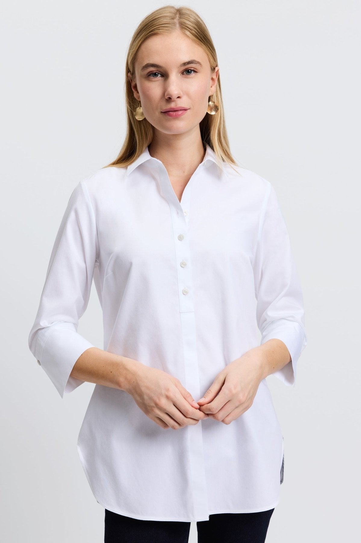 Madison Essential Pinpoint No Iron Tunic