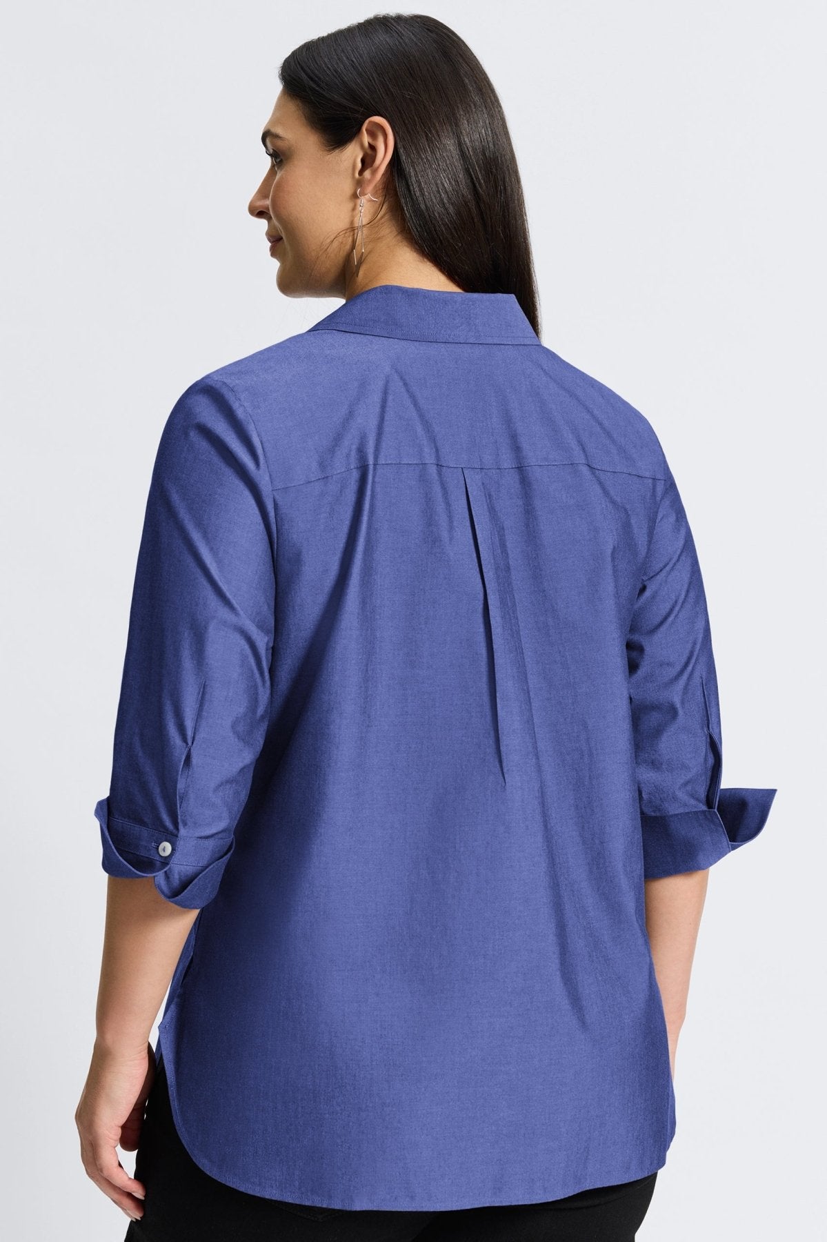 Madison Plus Essential Pinpoint No Iron Tunic