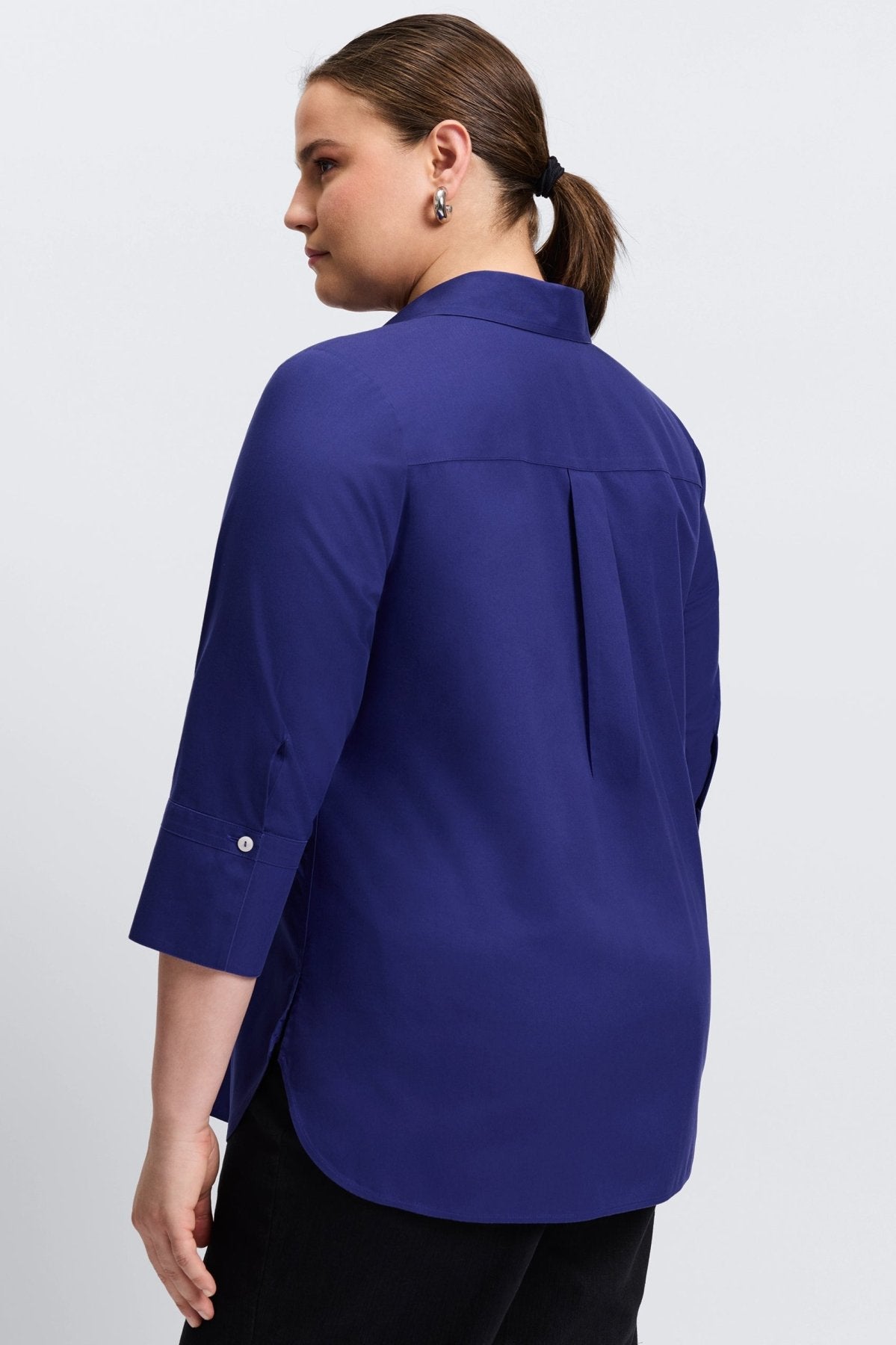 Madison Plus Essential Pinpoint No Iron Tunic