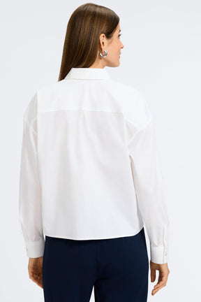 Marina No Iron Stretch Cotton Long Sleeve Shirt