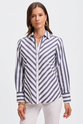 Mary Springtime Stripe Long Sleeve Shirt