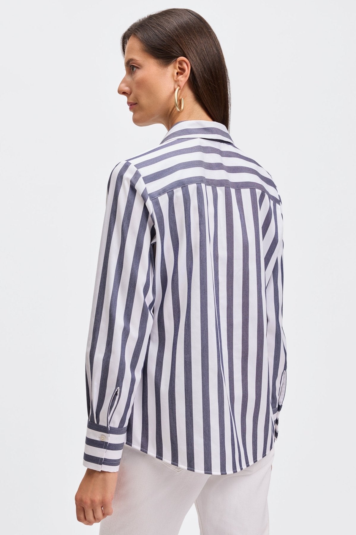 Mary Springtime Stripe Long Sleeve Shirt