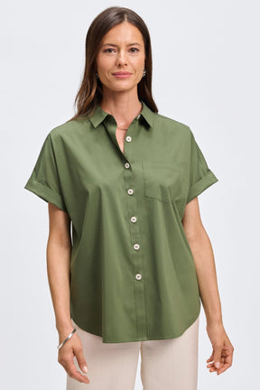 Abigail Stretch No Iron Short Sleeve Shirt