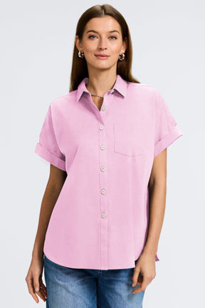 Abigail Stretch No Iron Short Sleeve Shirt