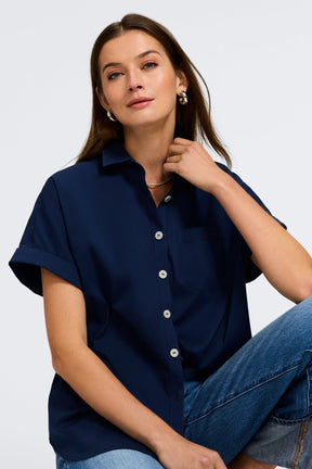 Abigail Stretch No Iron Short Sleeve Shirt