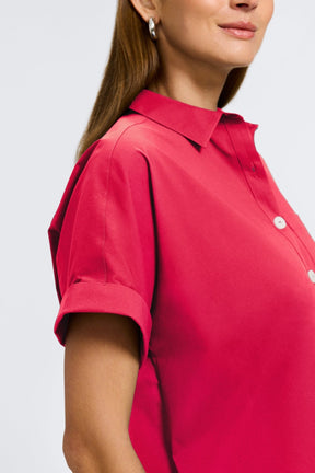 Abigail Stretch No Iron Short Sleeve Shirt