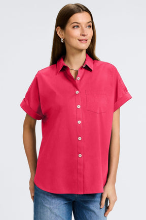 Abigail Stretch No Iron Short Sleeve Shirt