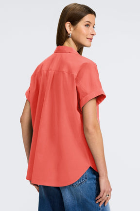 Abigail Stretch No Iron Short Sleeve Shirt