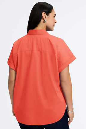 Abigail Plus Stretch No Iron Short Sleeve Shirt