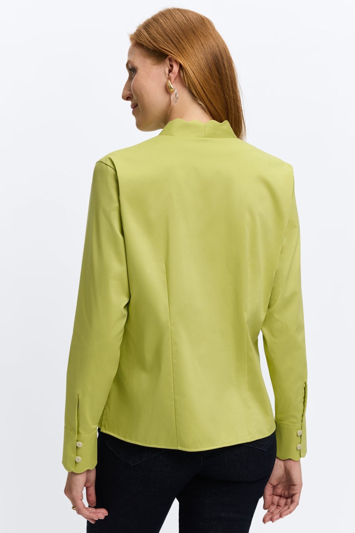 Bridget Stretch Matte Sateen No Iron Shirt