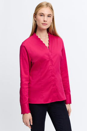 Bridget Stretch Matte Sateen No Iron Shirt