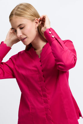 Bridget Stretch Matte Sateen No Iron Shirt