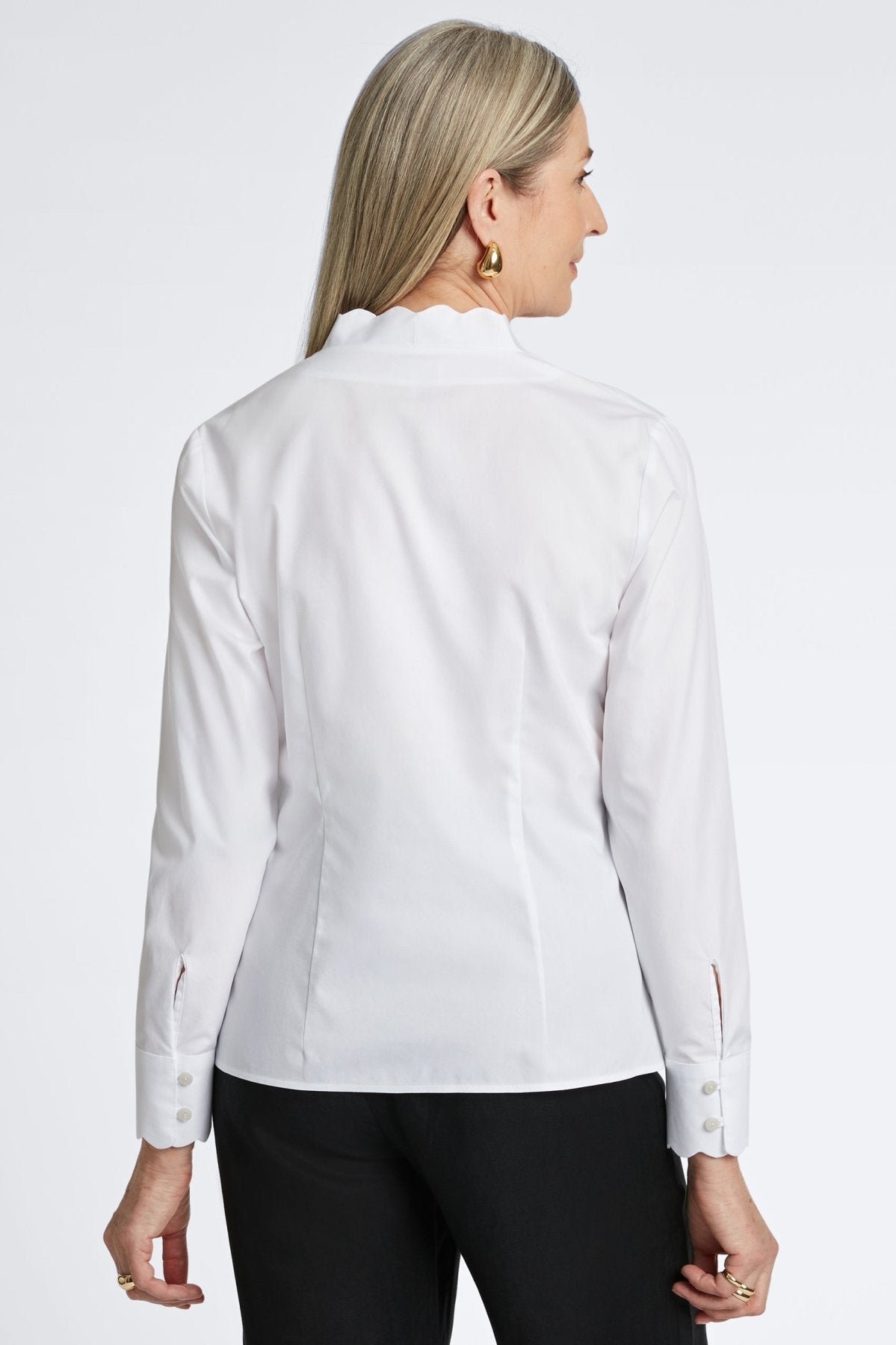 Bridget Stretch Matte Sateen No Iron Shirt