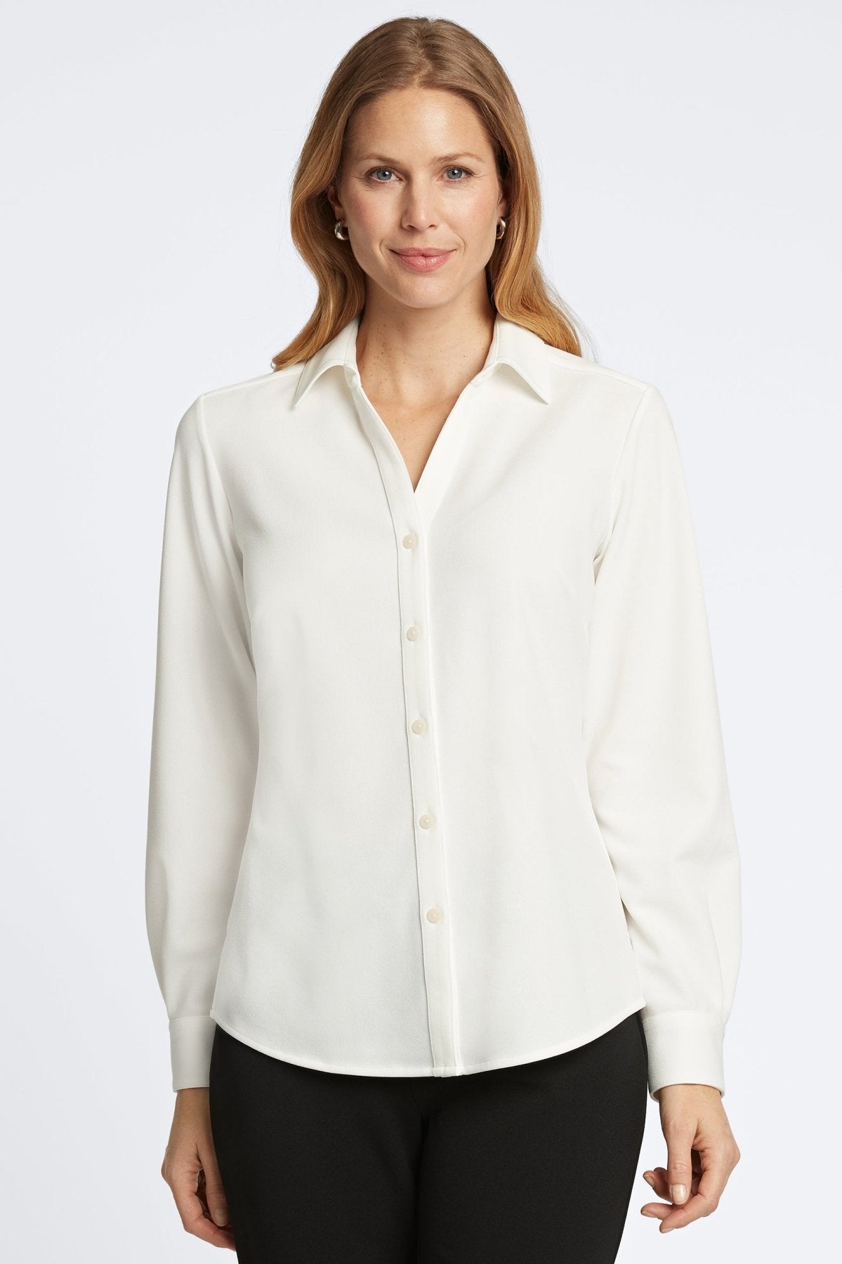 Mary Knit Crepe Shirt