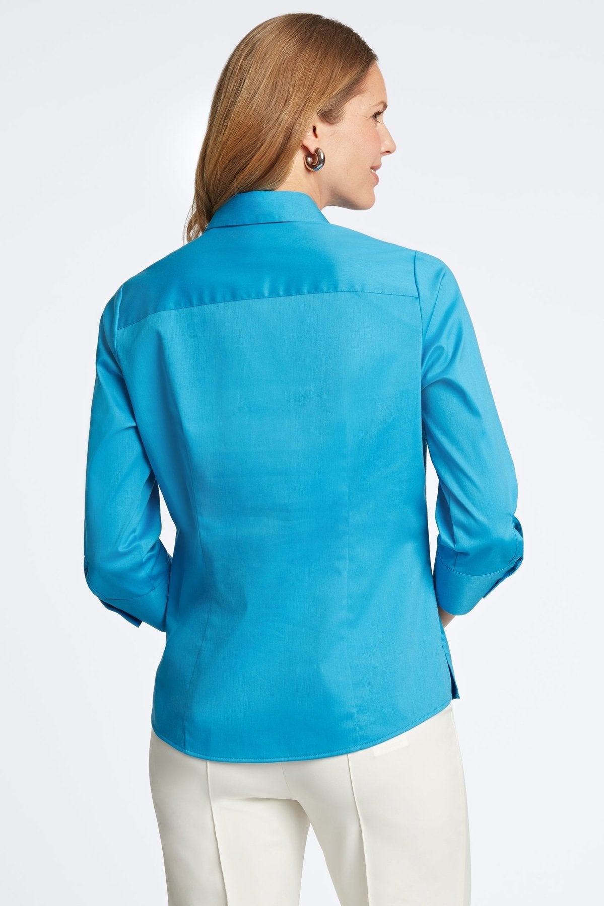 Luna No Iron Stretch Sateen Shirt